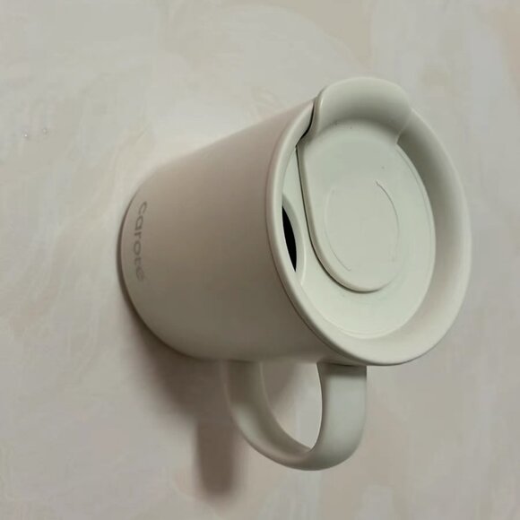Carote White Mug with Lid - Picture 3 of 4
